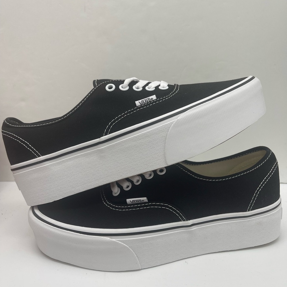 Vans WMNS Authentic Stac
Canvas Black/True White Platform Sneakers 
VN0A5KXXBMX - Picture 14 of 16
